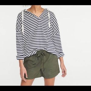 Lou & Grey Stripped Hoodie new with tags